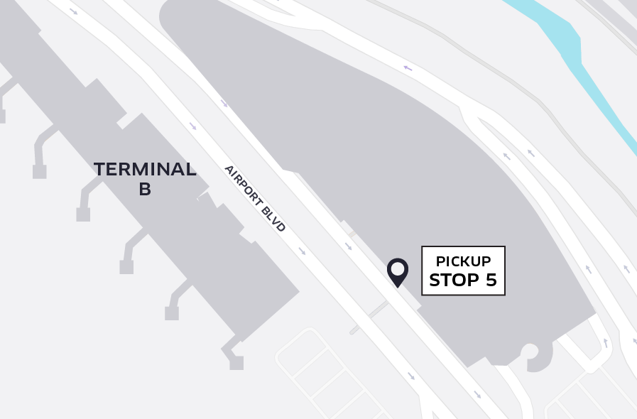Uber Pickup at SJC Terminal B
