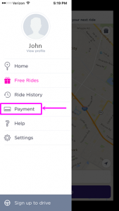 Lyft-app-payment