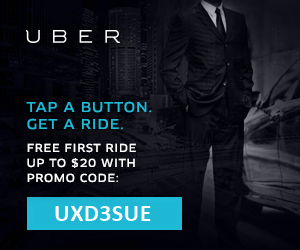 Uber $20 First Ride Discount